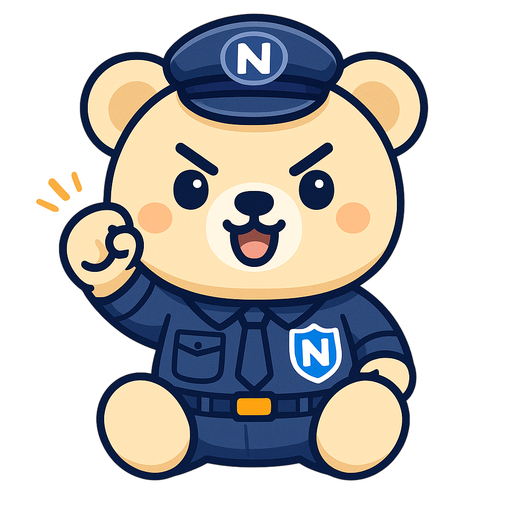 マスコット エヌベア（ガッツポーズ）